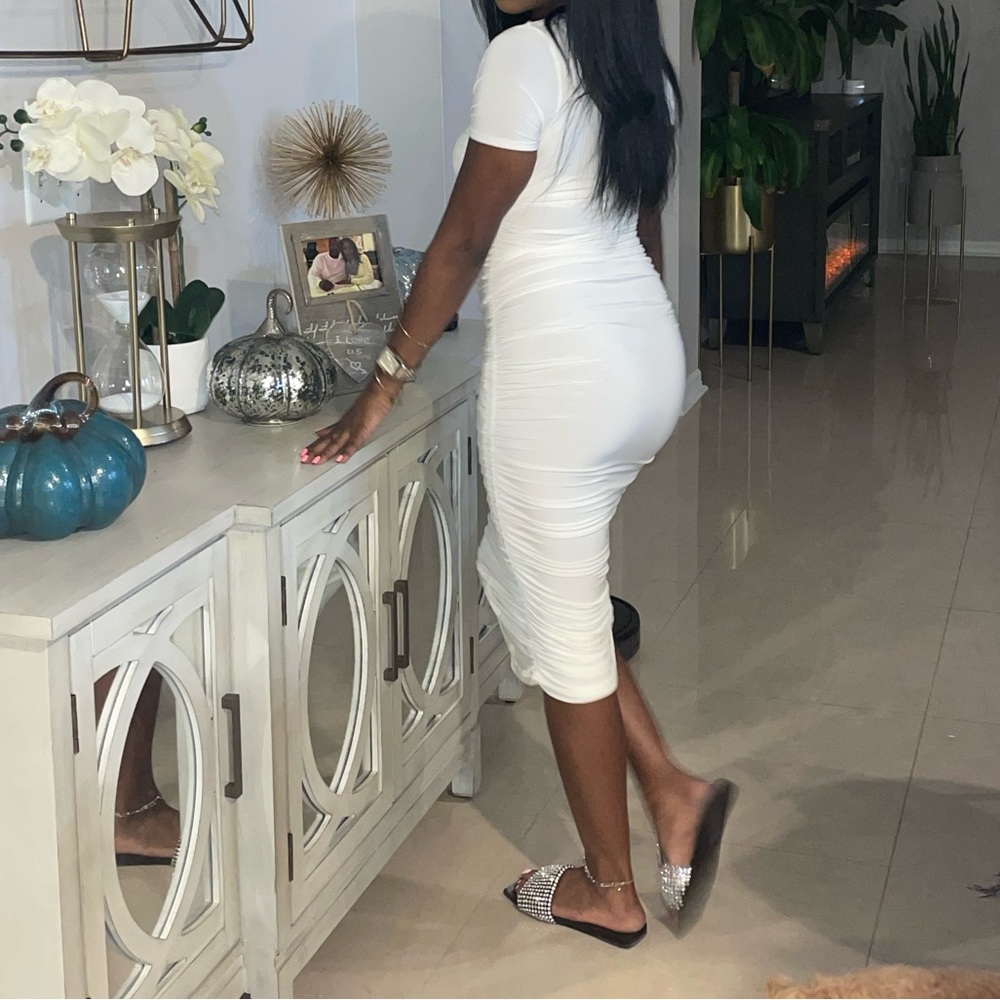 ASOS Ruched Bodycon Dress - Picture 4 of 4